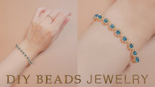 DIY Beads Craft / How to Make Beaded Bracelet / Beading Tutorial / Making Beaded Jewelry