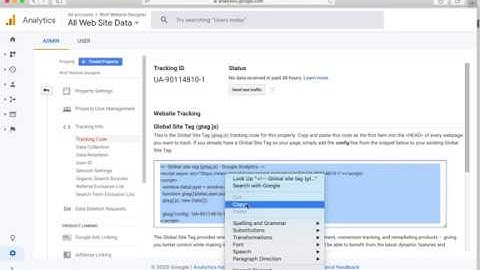 Add Google Analytics tracking to an entire website at once using shared header | Wolf 2 For Mac
