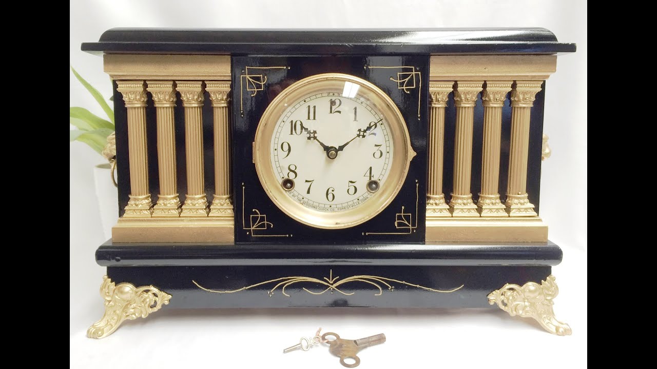 Rescued & Restored Antique SESSIONS Mantel Pendulum Clock Strike Sound Item 944 Adelaide