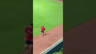 The freeze race at the Atlanta Braves game 2021