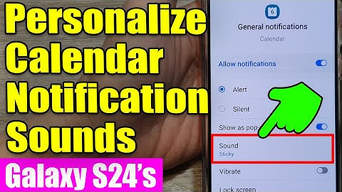 🗓️ Galaxy S24/S24+/Ultra: How to Change Calendar Notification Sounds (Easy!) 🔔