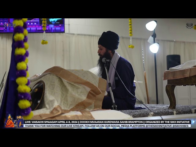 LIVE: Vaisakhi Smaagam April 4-8, 2024 - Saturday Evening Raaensabayee class=