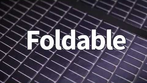 Foldable Solar: Lightweight Power Anywhere