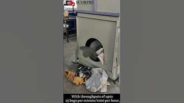 The Scorpio Multicut | The most versatile bag slitting machine