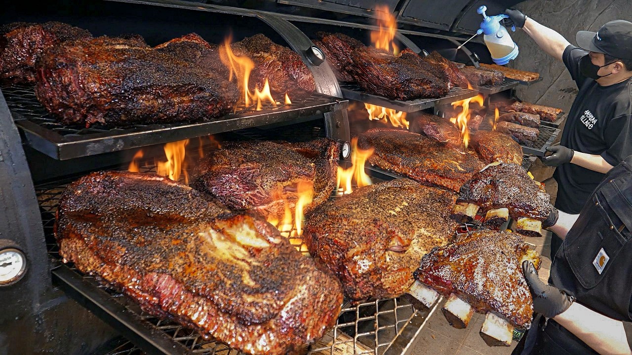바베큐 끝판왕! 월매출 1억 찍는 미국식 텍사스 바베큐 TOP3 / Amazing! American Texas BBQ / korean street food
