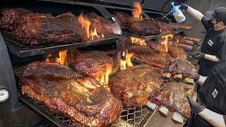 These are the legendary BBQs!! Original American Texas BBQ - TOP 3 / Korean street food