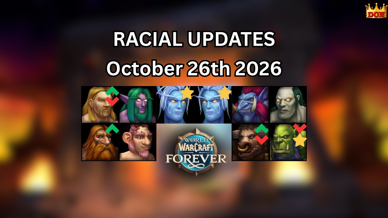 Wow New Races Should You Reroll Your Race in WoW Forever? - YouTube