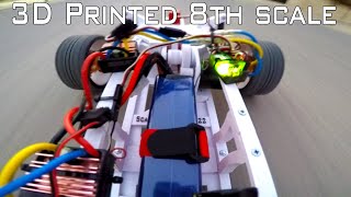 STL File + Running 3D Printed 8th scale Brushed rc car part 5| Scale Addiction