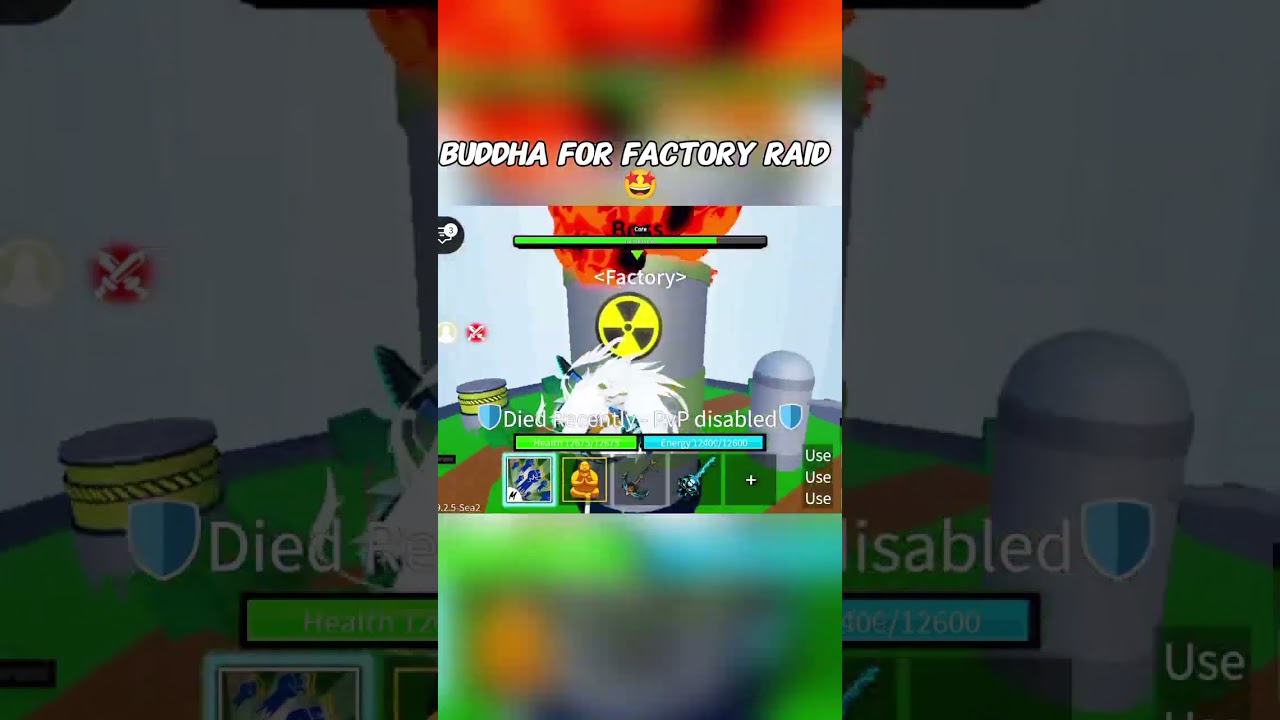 Buddha for factory raid 😵
