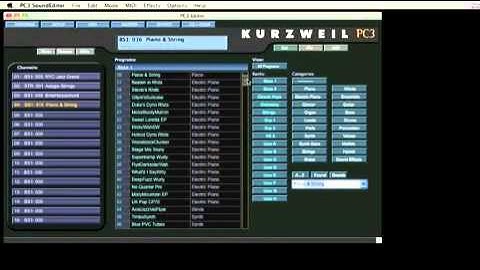 18 Kurzweil PC3 SoundEditor   Part 1