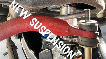 INSTALLED NEW FRONT SUSPENSION ON THE MONTE CARLO