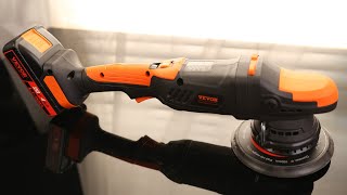 VEVOR 20V Cordless Buffer Polisher, 6-Inch Brushless Dual Action Polisher with 1PCS 4.0Ah Battery