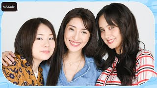 長渕剛の娘・文音＆石田ニコル＆真魚、お互いの印象告白で大爆笑！　「いけいけ！バカオンナ～我が道を行け～」スペシャルインタビュー【前編】