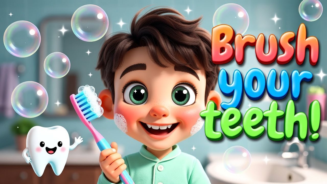 Brush Your Teeth Song For Kids | Fun Tooth Brushing Song | # ...