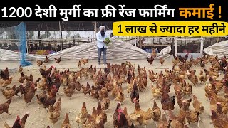 फ्री रेंज देशी मुर्गी पालन से हर महीने 1 लाख से ज्यादा कमाई Free Ranj Murgi Palan #deshimurgipalan