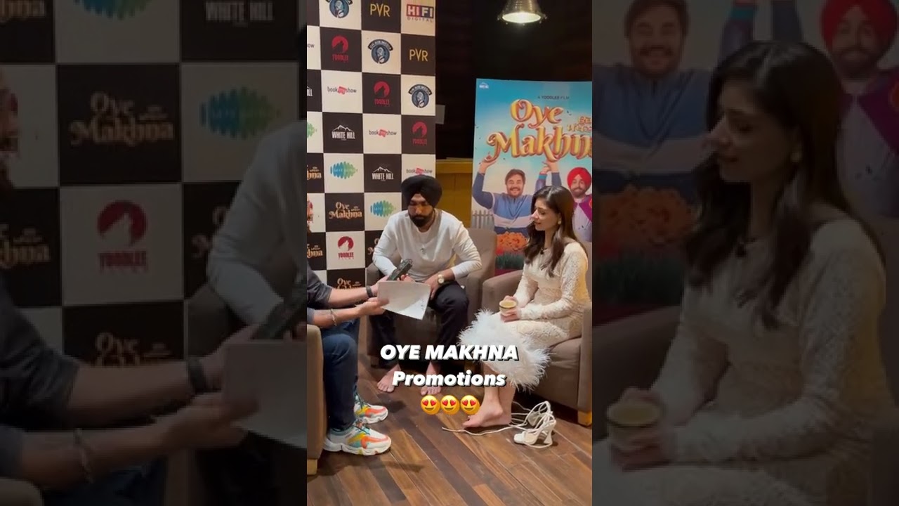 Oye Makhna Movie Promotion | Ammy Virk | Punjabi Fever