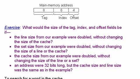 Lecture 10c. Address translation and set-associative caches