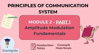 Principles of communication system | PCS | Module 2 | Part 1 | Important Questions | VTU | BEC402 |🔥