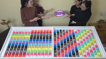 🎧 Relaxing Color Ball Sorting with Gentle ASMR | Calm but Competitive