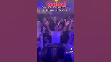 Thumbnail of Lando Norris Dj show in a Monaco club #f1 #f1shorts #landonorris #monaco #dj #club #shorts