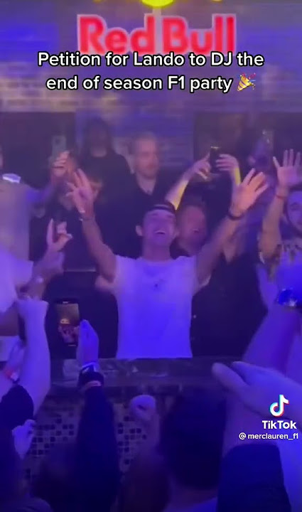 Lando Norris Dj show in a Monaco club #f1 #f1shorts #landonorris #monaco #dj #club #shorts
