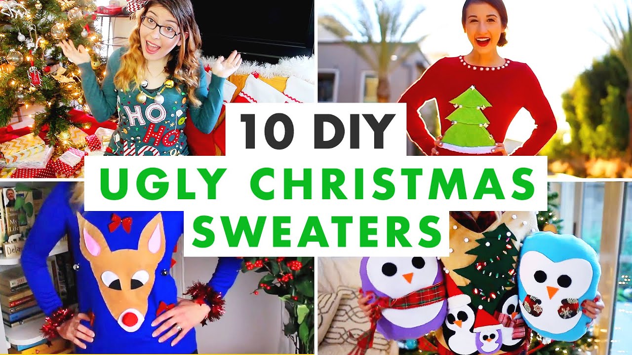 'Tis the Season for Ugly Christmas Sweaters! - YouTube