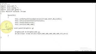 Java | Graphics2D 'Arc2D #2' | CodeLearning