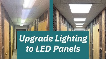 Replace Fluorescent Tube Lights With LED Panels