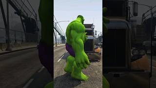 INCRÍVEL HULK FICA MUITO GRANDE FORTE E INVENCÍVEL #shorts #gta5