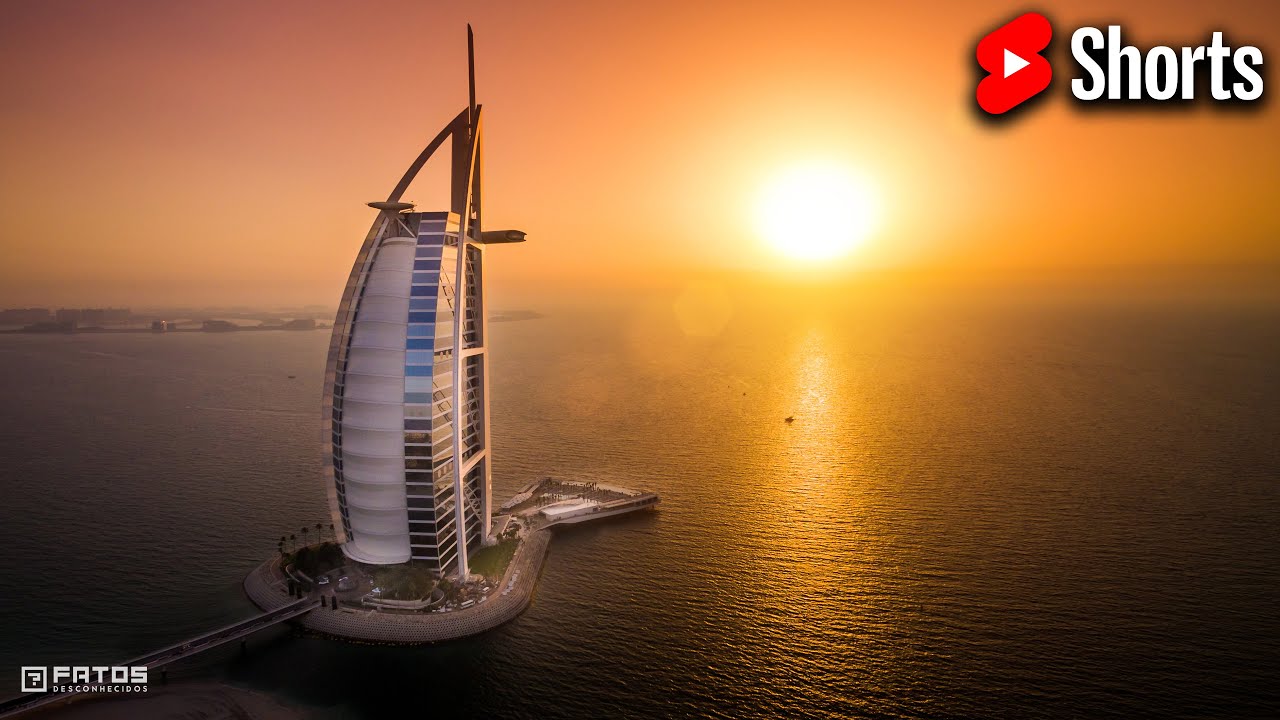 É possível assistir a dois pores do sol em Dubai! #shorts