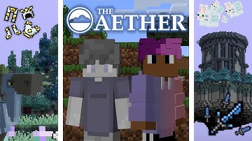 trying the aether mod for the first time ever!!