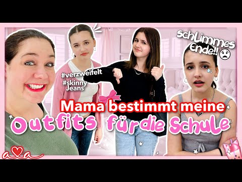 SO gehe ich nicht in die SCHULE!! 😭 MAMA BESTIMMT MEINE OUTFITS 😱 null Geschmack!  🎀 Alles Ava