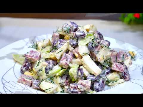 Video: Smuk og lækker kinakål og kyllingsalat