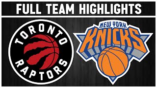 Toronto Raptors vs New York Knicks | January 20, 2024