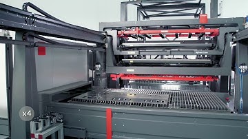 Bystronic ByTrans Cross Laser Automation - intermediate storage tower