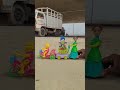 Remote Control Scooty Girl And Monkey Scooter Unboxing And Testing Short ||