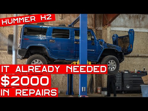 Day 1 With The H2 Hummer – fixing leaks, rust, broken parts and more!