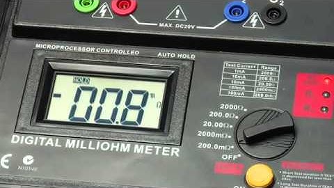 Amprobe MO-100 Milliohm Meter | Instrumart