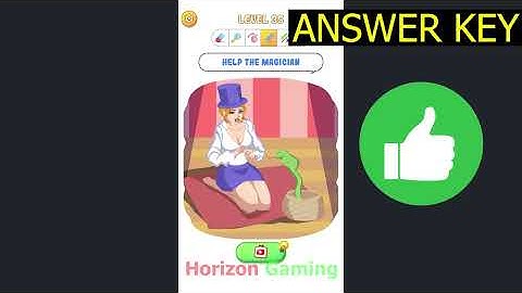 Tricky Quiz: Dop Brain Puzzle LEVEL 35 Help the magician - Gameplay Walkthrough Android IOS