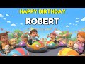ROBERT Happy Birthday Song 👑 Premium 3D Animation