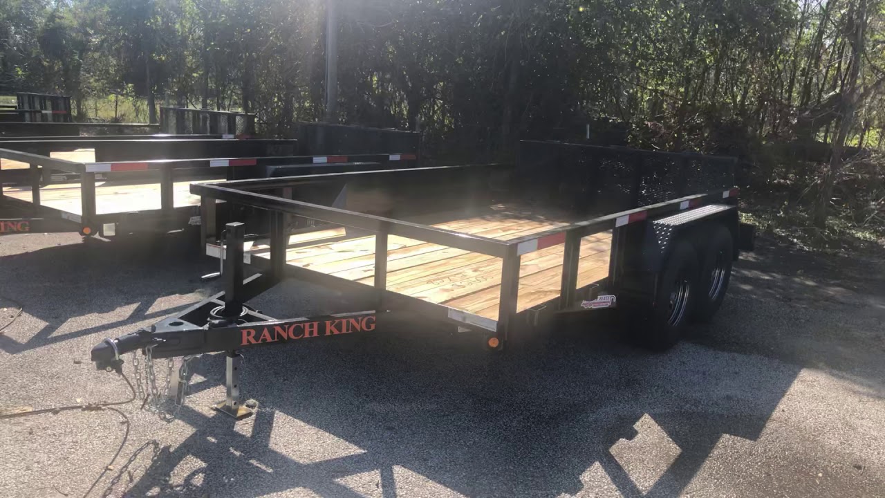 2019 Ranch King 6'10" Utility Trailer YouTube