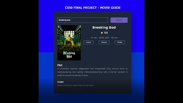 Harvard CS50 Final Project - CS50 MOVIE GUIDE