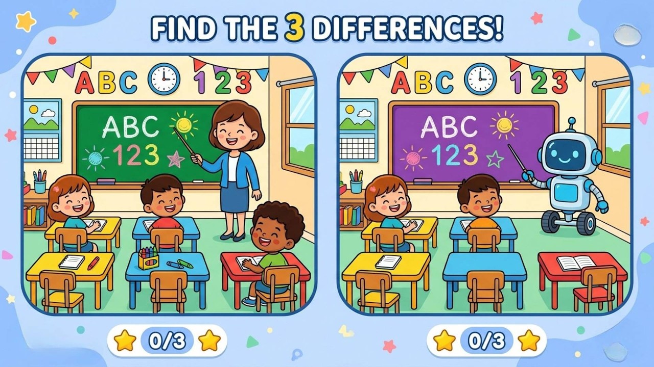 Super Easy Spot The Difference | Family Fun Game 🎉