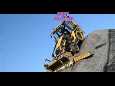 Dangerous Idiot Operator Heavy Equipment Excavator Fail