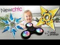 Newchic  hand spinners anti stress tonnants  amazing fidget spinners unboxing