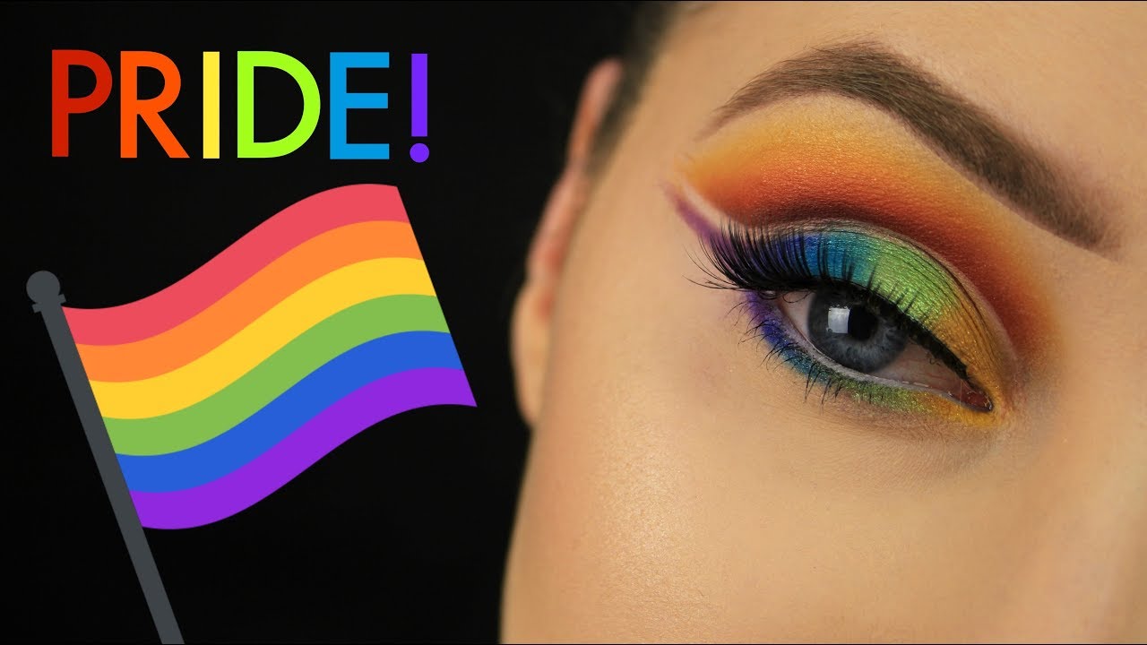 Pride Makeup 2018 Rainbow Smokey Eye Eimear McElheron YouTube