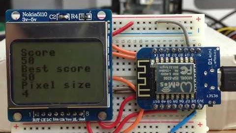 Conways Game of Life ESP8266 MicroPython