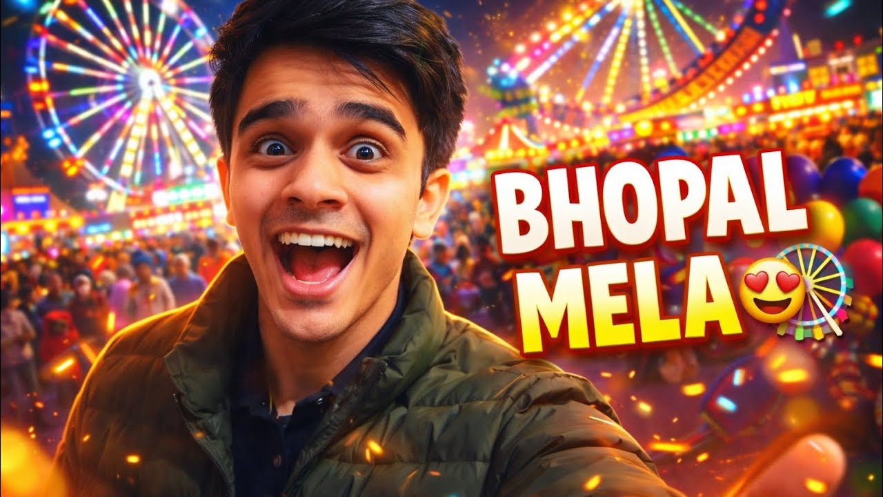 Bhopal Mela night experience - food & rides