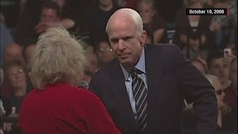 Flashback: McCain tells supporter Obama is 