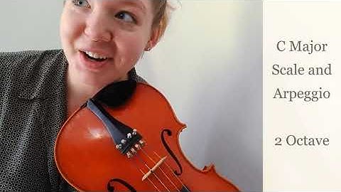 Viola | C Major Scale and Arpeggio - 2 Octave